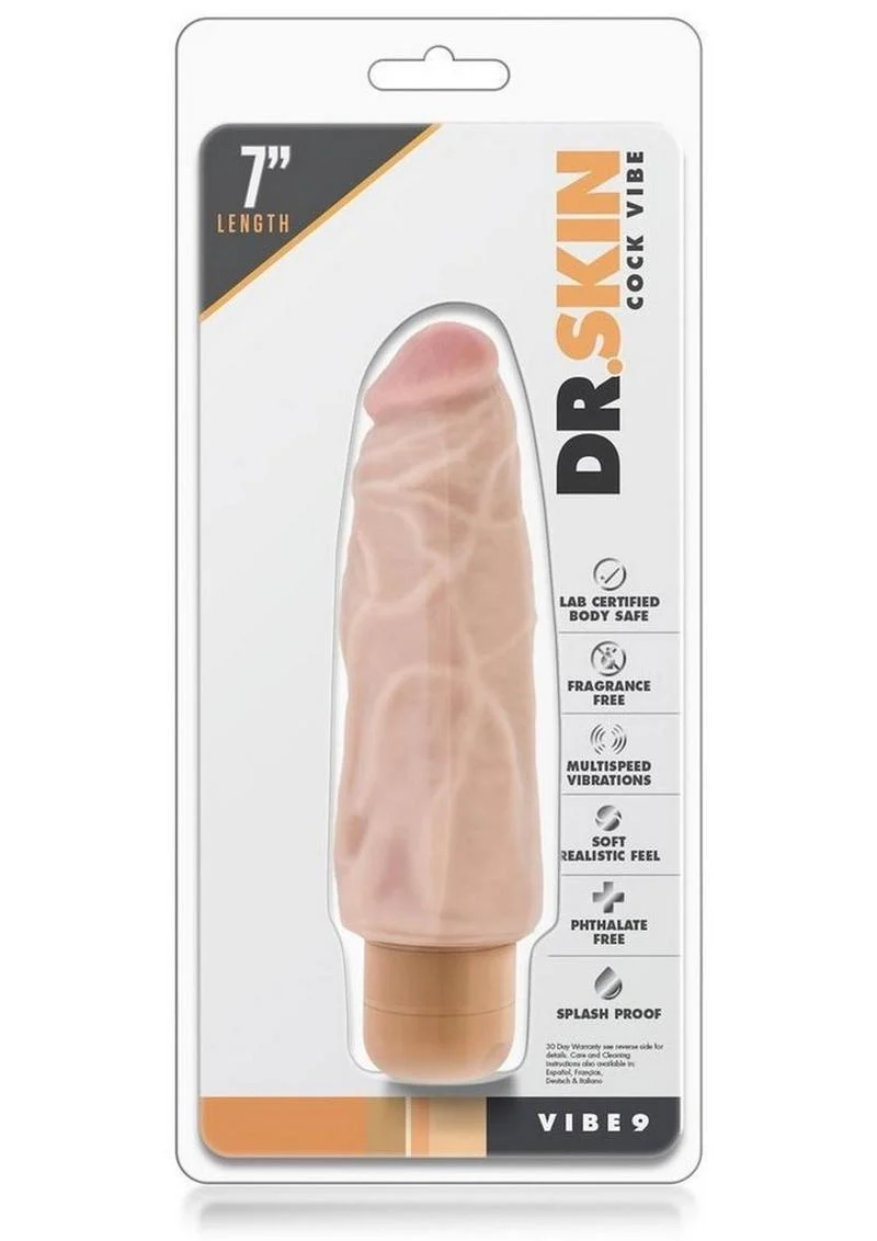 Dr. Skin Cock Vibe 9 Vibrating Dildo - Image 2