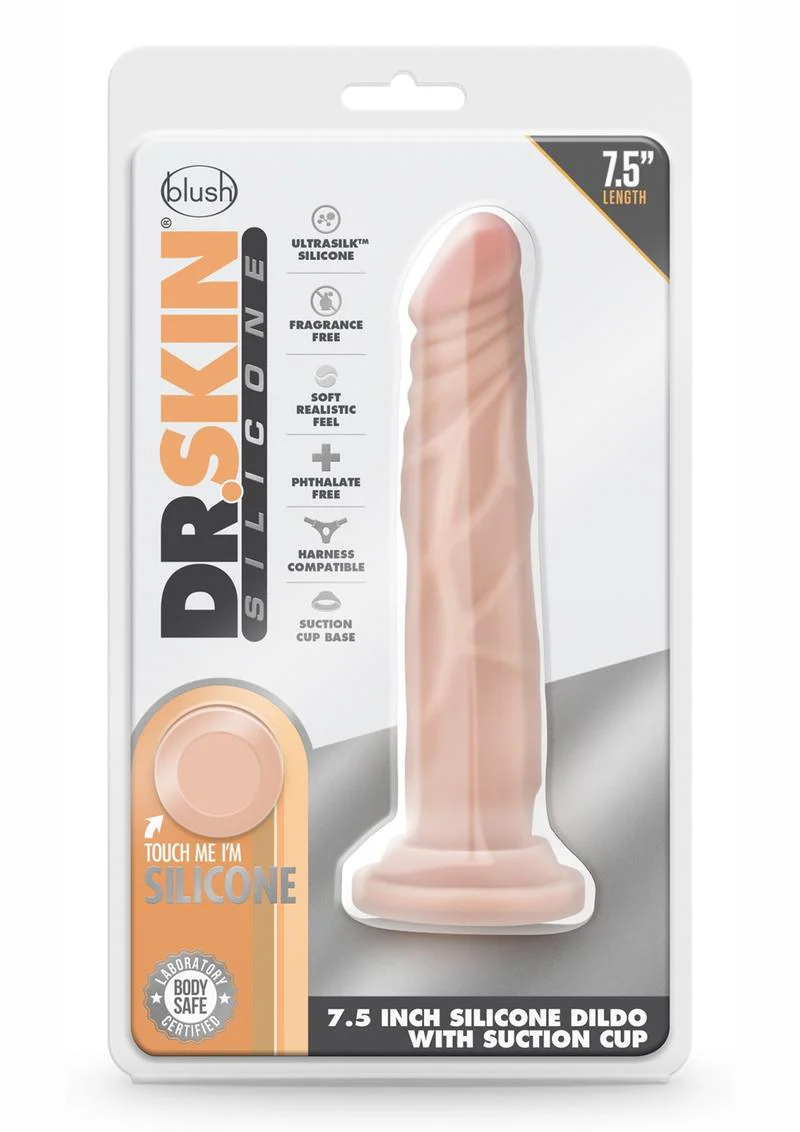 Dr. Skin Dr. Carter Silicone Dildo with Suction Cup - Image 6