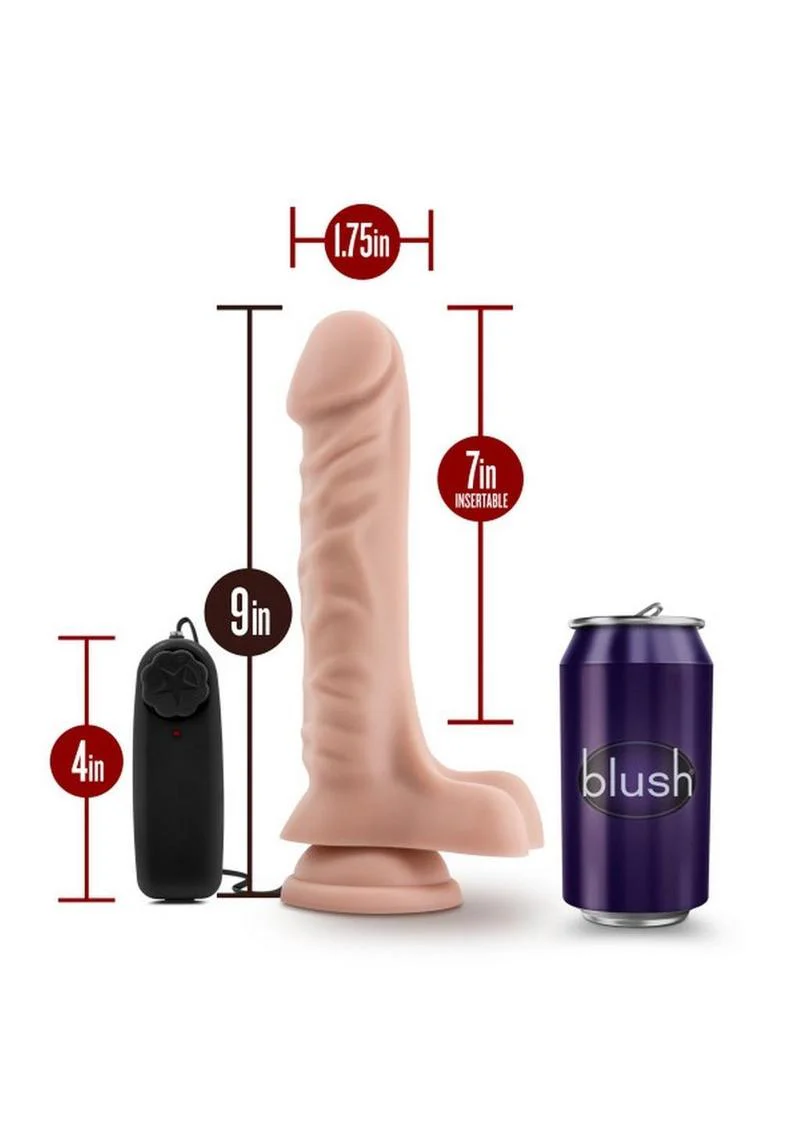 Dr. Skin Dr. James Vibrating Dildo with Balls and Remote Control - Image 4