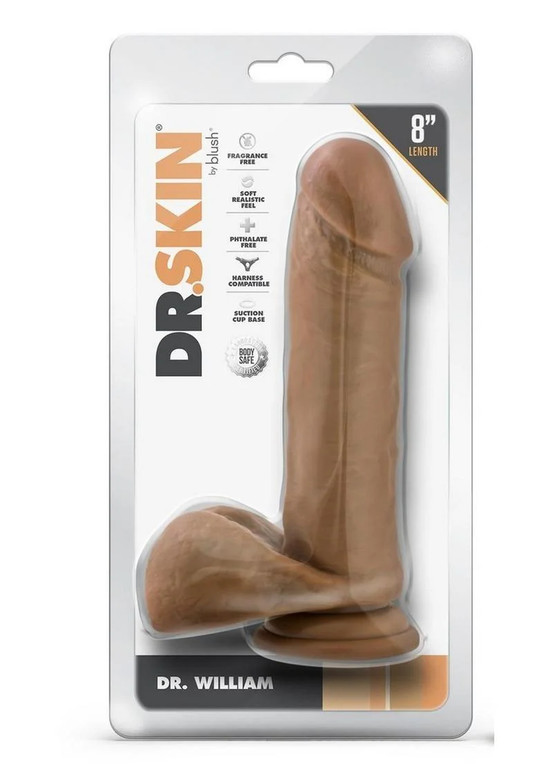 Dr. Skin Dr. William Dildo with Balls and Suction Cup - Image 3