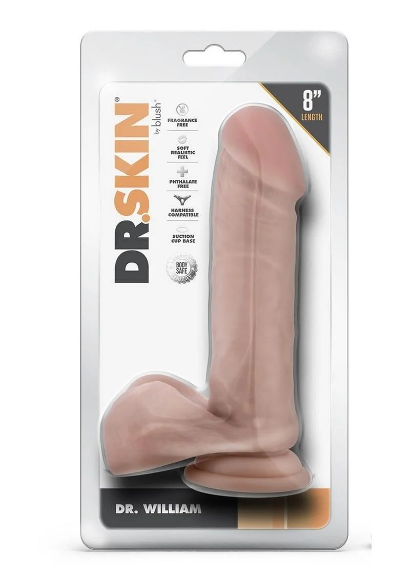 Dr. Skin Dr. William Dildo with Balls and Suction Cup - Image 5