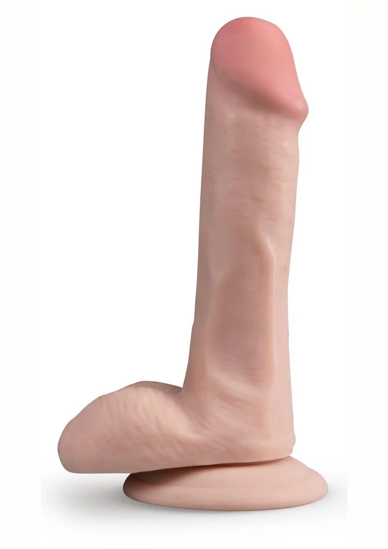 Dr. Skin Plus Posable Dildo with Balls and Suction Cup - Image 3