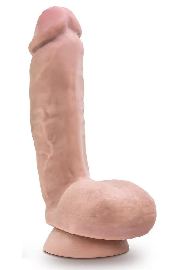 Dr. Skin Plus Thick Posable Dildo with Squeezable Balls - Image 2