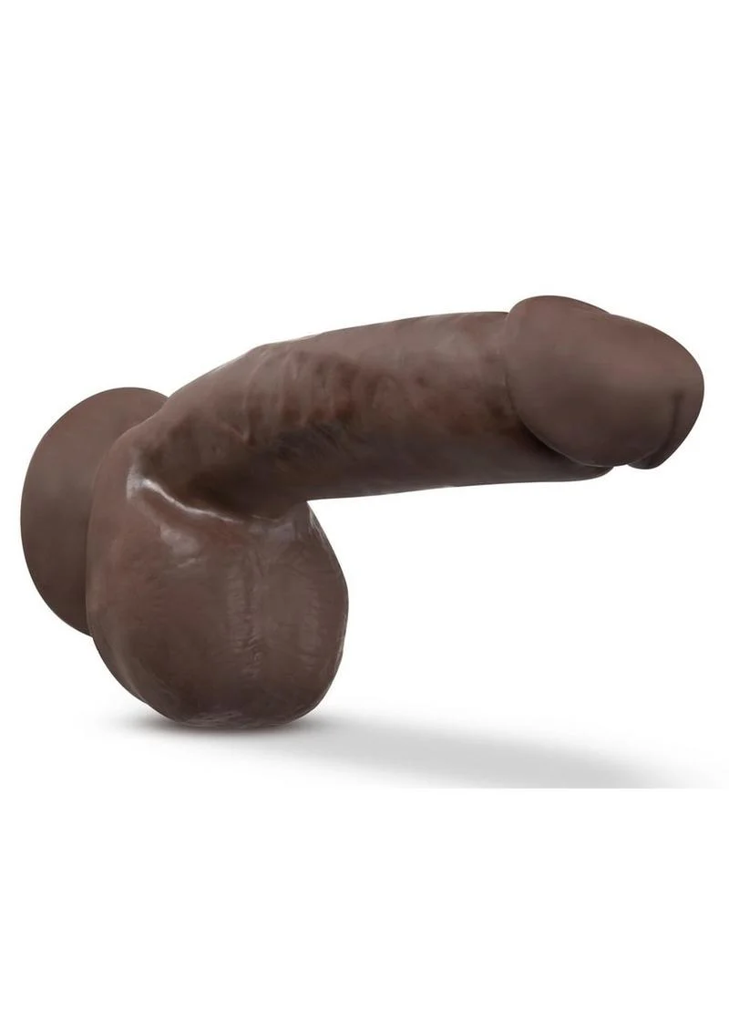 Dr. Skin Plus Thick Posable Dildo with Squeezable Balls - Image 4