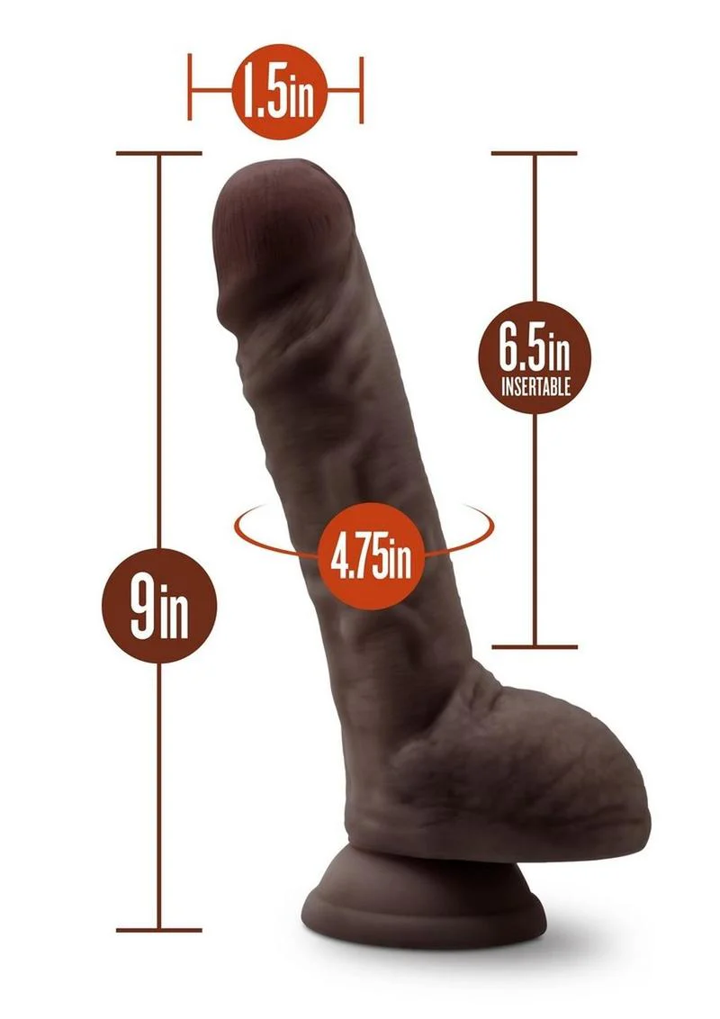 Dr. Skin Silicone Dr. Mason Dildo with Balls and Suction Cup - Image 5