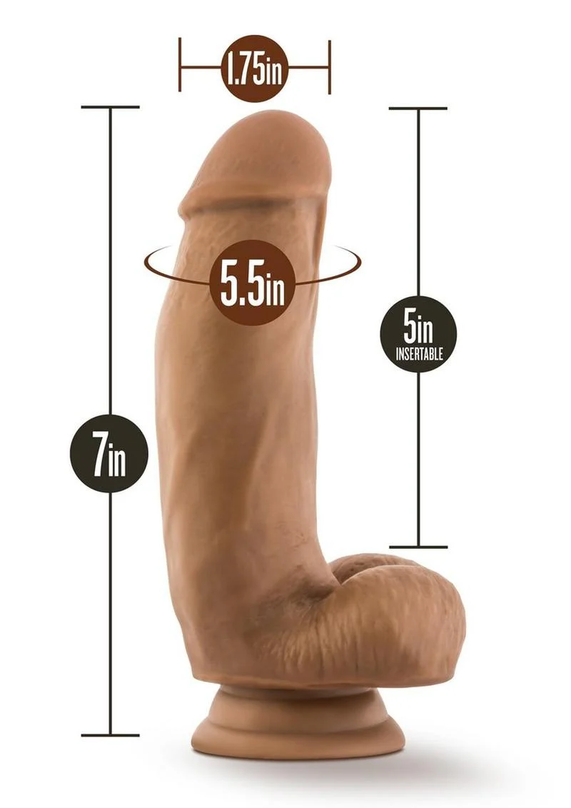 Dr. Skin Silicone Dr. Samuel Dildo with Balls and Suction Cup - Image 4