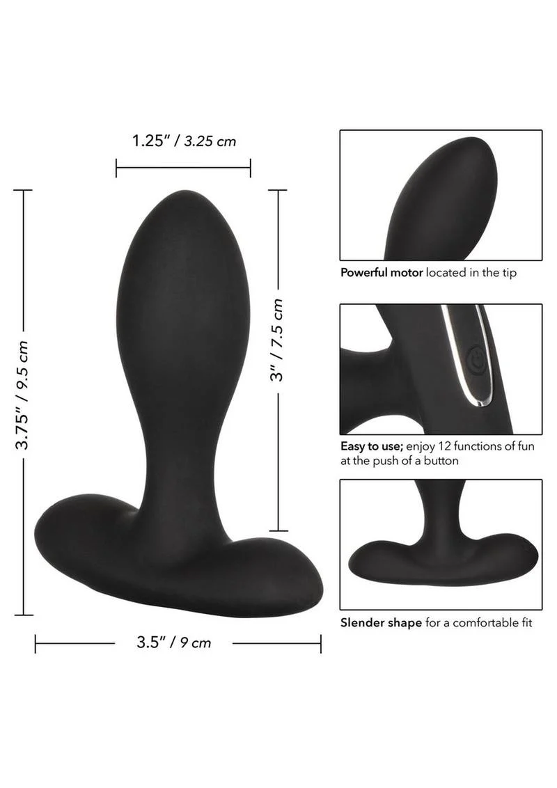 Eclipse Slender Probe Silicone USB Rechargeable Anal Plug Waterproof - Image 4
