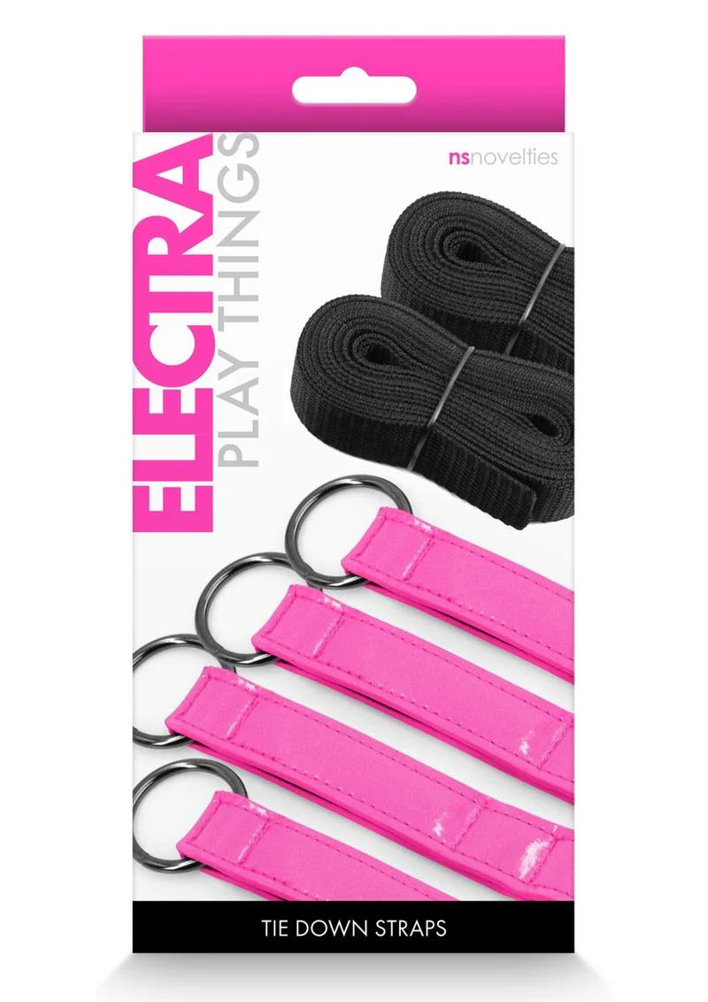 Electra Play Things Pu Leather Bed Restraint Straps - Image 2