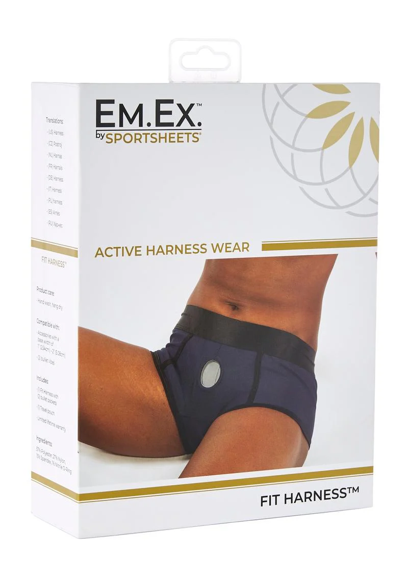Em.Ex.. Active Harness Wear Fit Harness Boy Shorts - Image 11