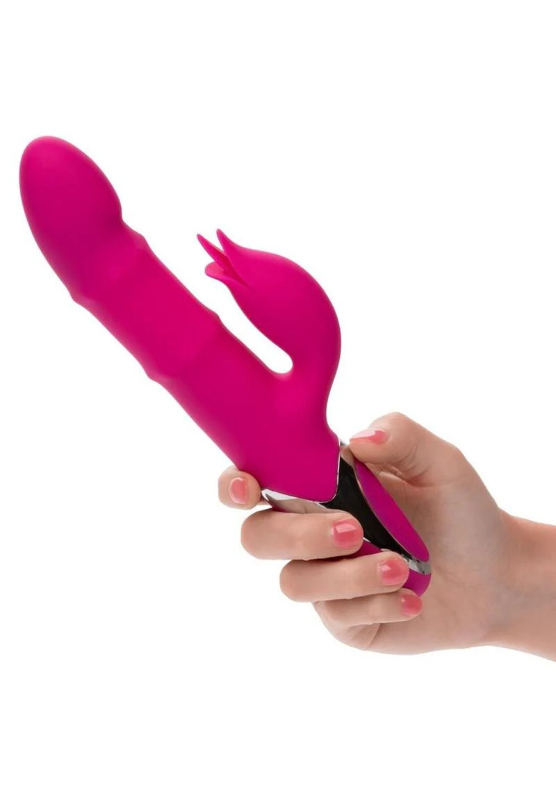 Enchanted Embrace Rechargeable Silicone Rabbit Vibrator - Image 4