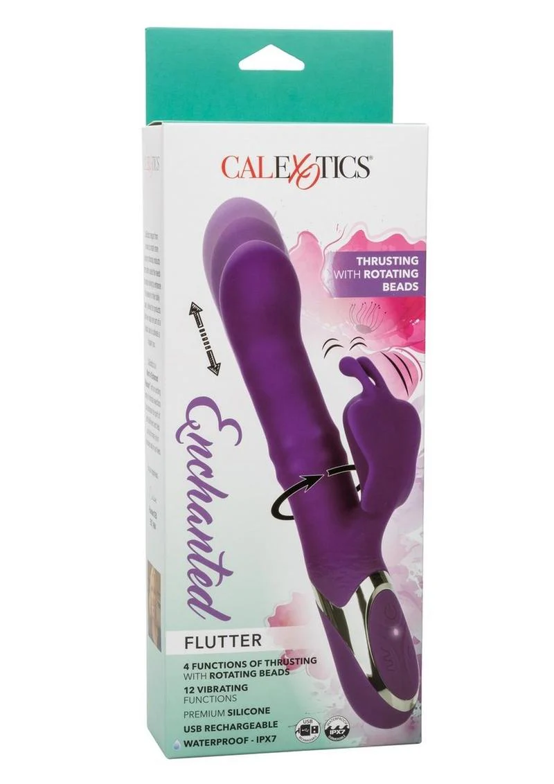 Enchanted Flutter Rechargeable Silicone Dual Action Vibrator - Image 2