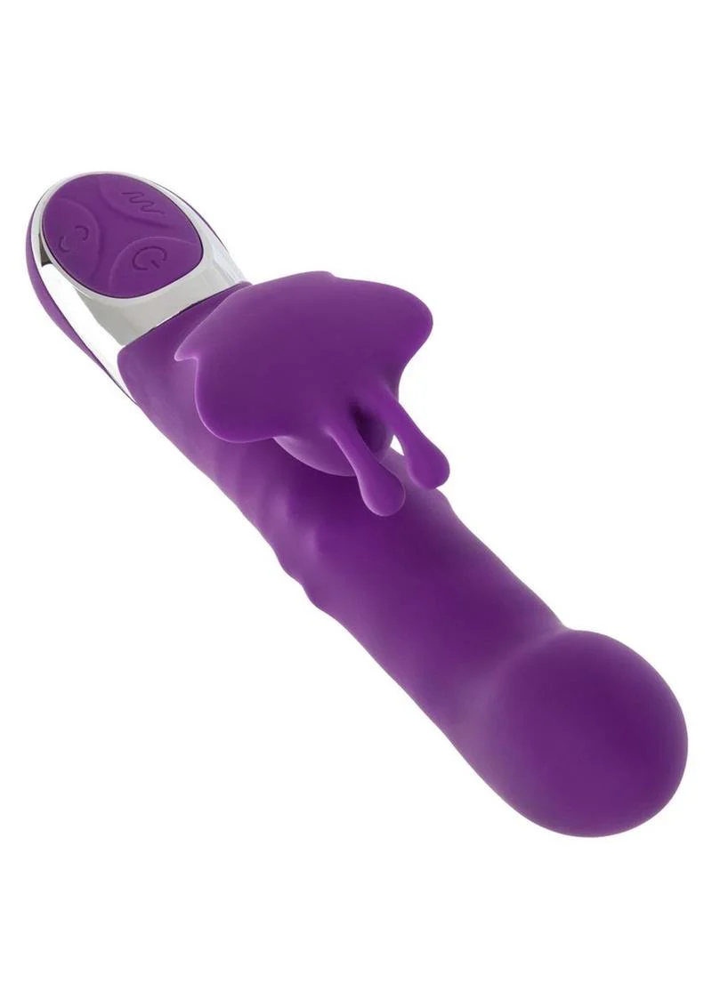 Enchanted Flutter Rechargeable Silicone Dual Action Vibrator - Image 3