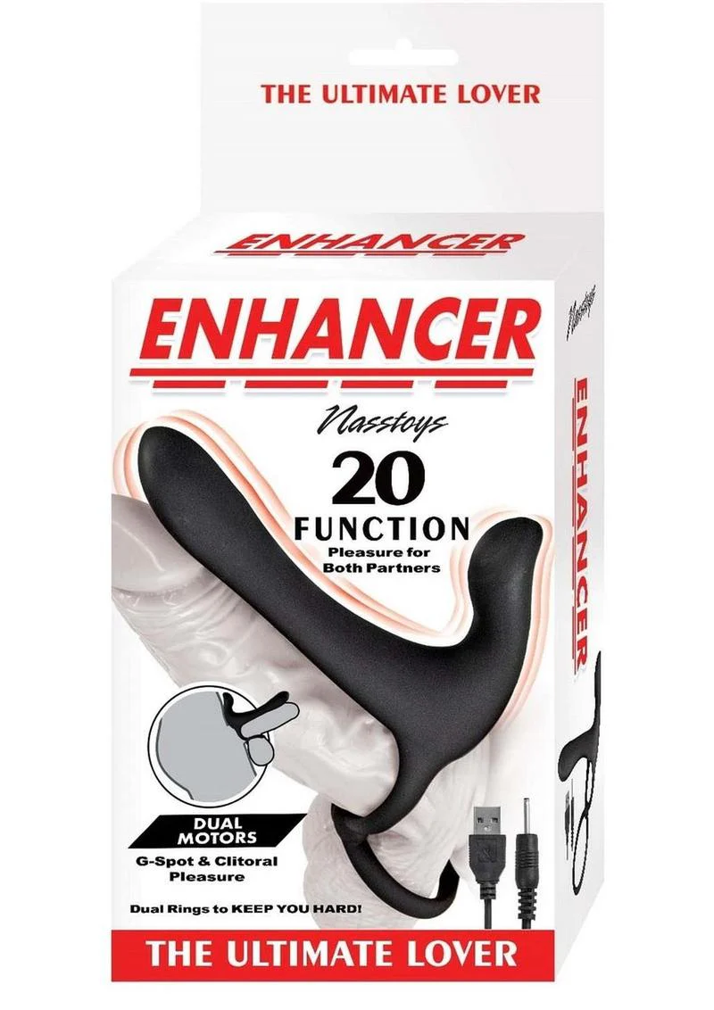 Enhancer The Ultimate Lover Rechargeable Silicone Couples Cock Ring - Image 2