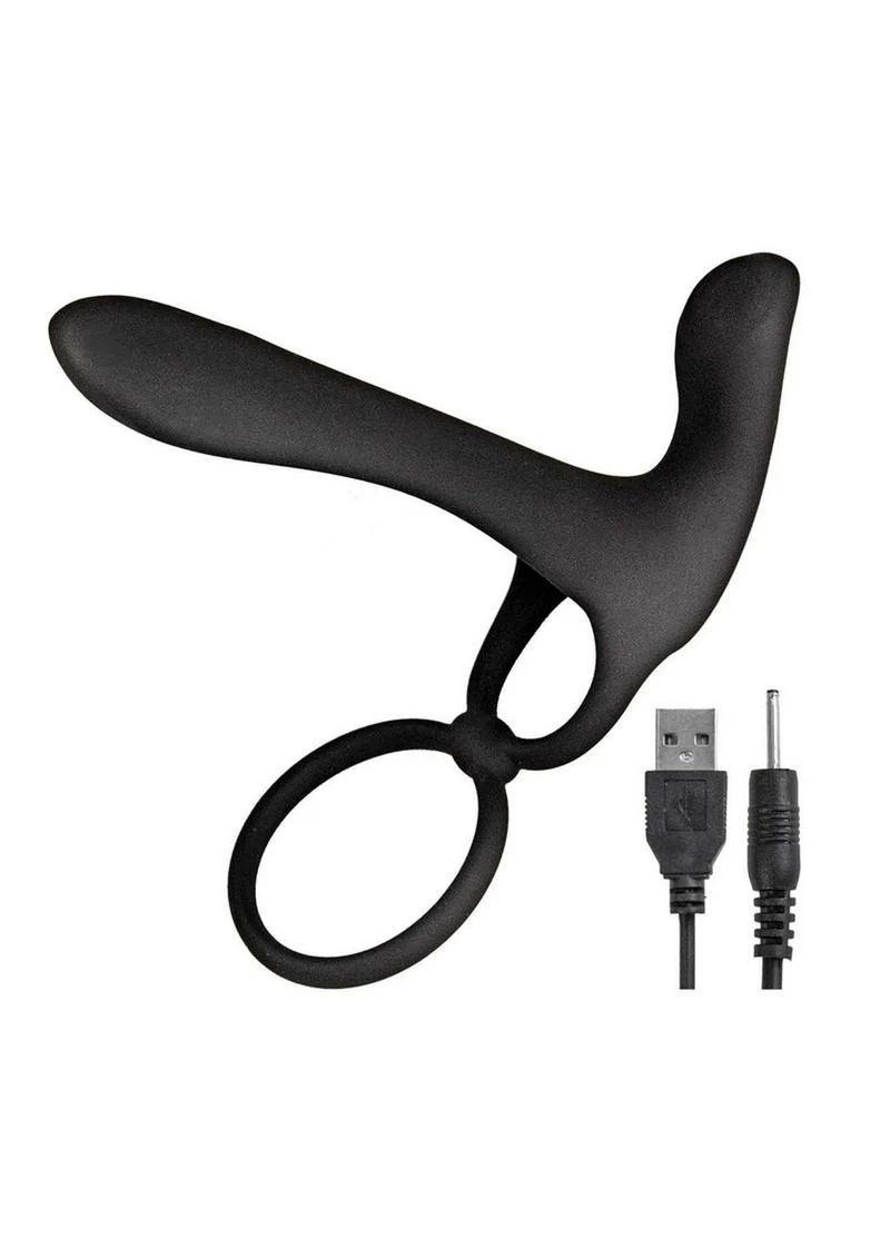 Enhancer The Ultimate Lover Rechargeable Silicone Couples Cock Ring - Image 3