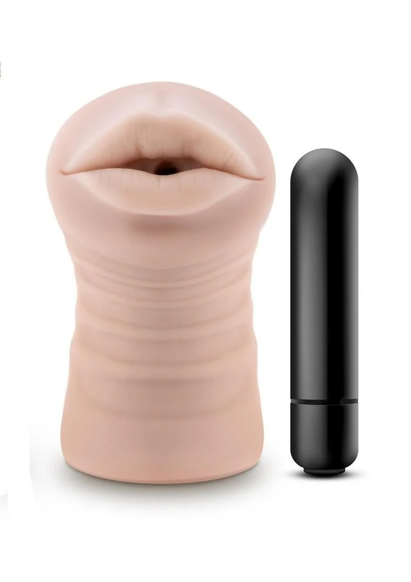 Enlust Nicole Dual End Vibrating Stroker - Mouth
