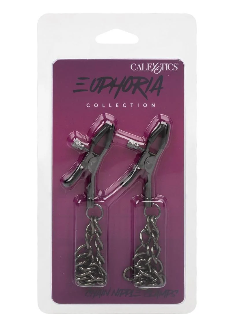 Euphoria Collection Chain Nipple Clamps - Image 2