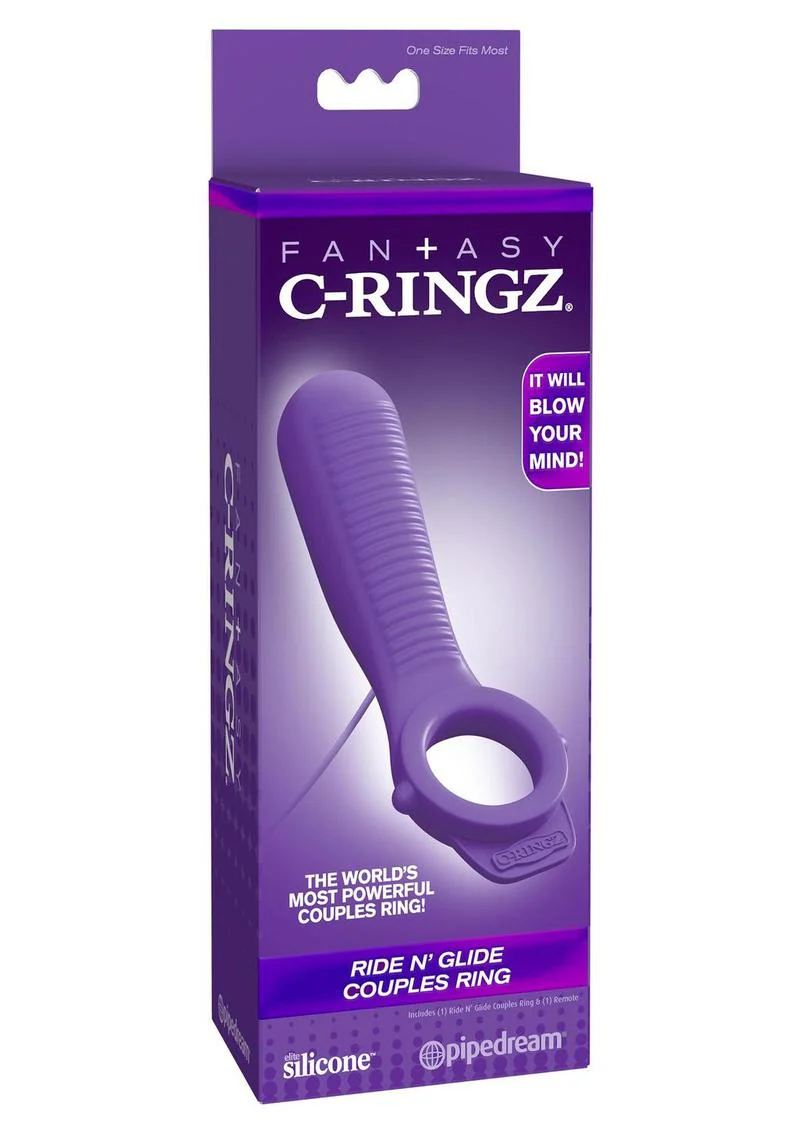 Fantasy C-Ringz Silicone Ride N' Glide Couples Cock Ring - Image 2