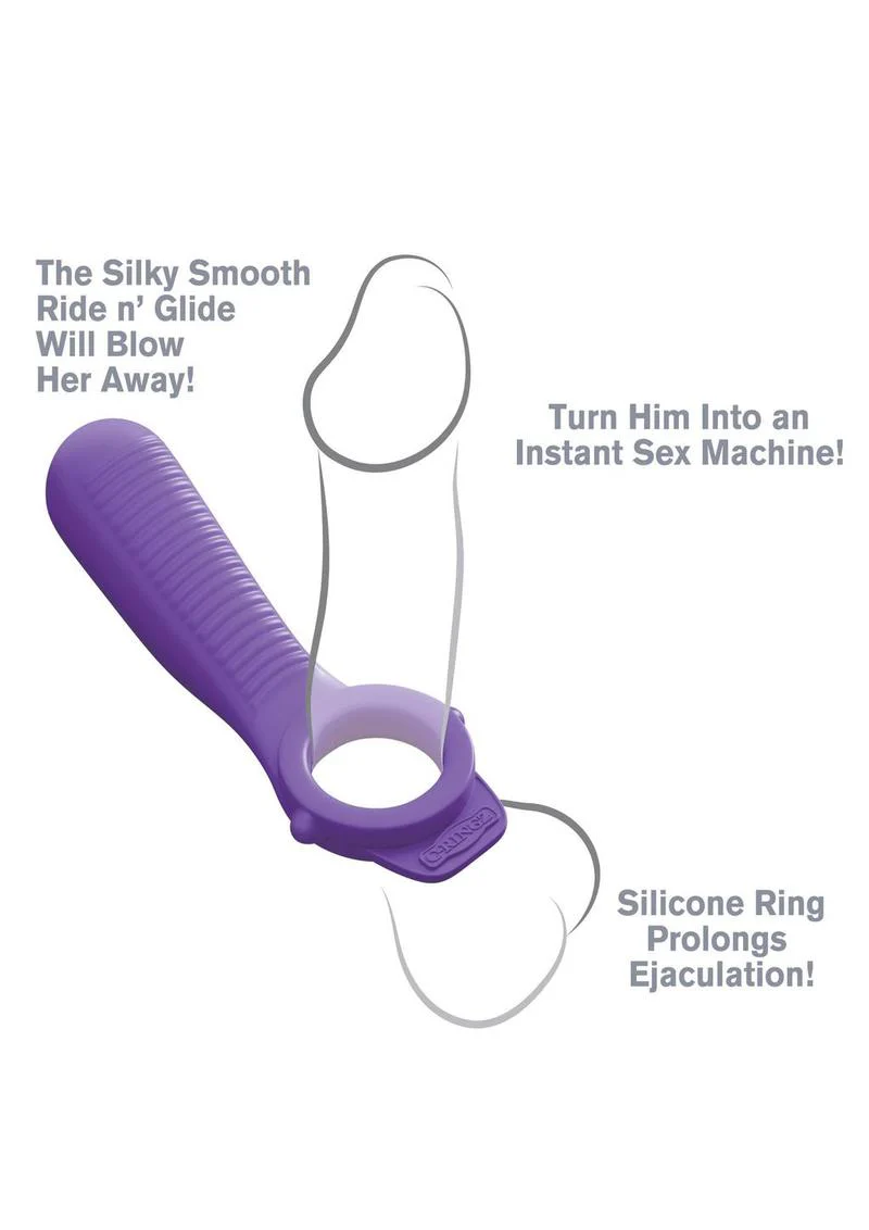 Fantasy C-Ringz Silicone Ride N' Glide Couples Cock Ring - Image 3