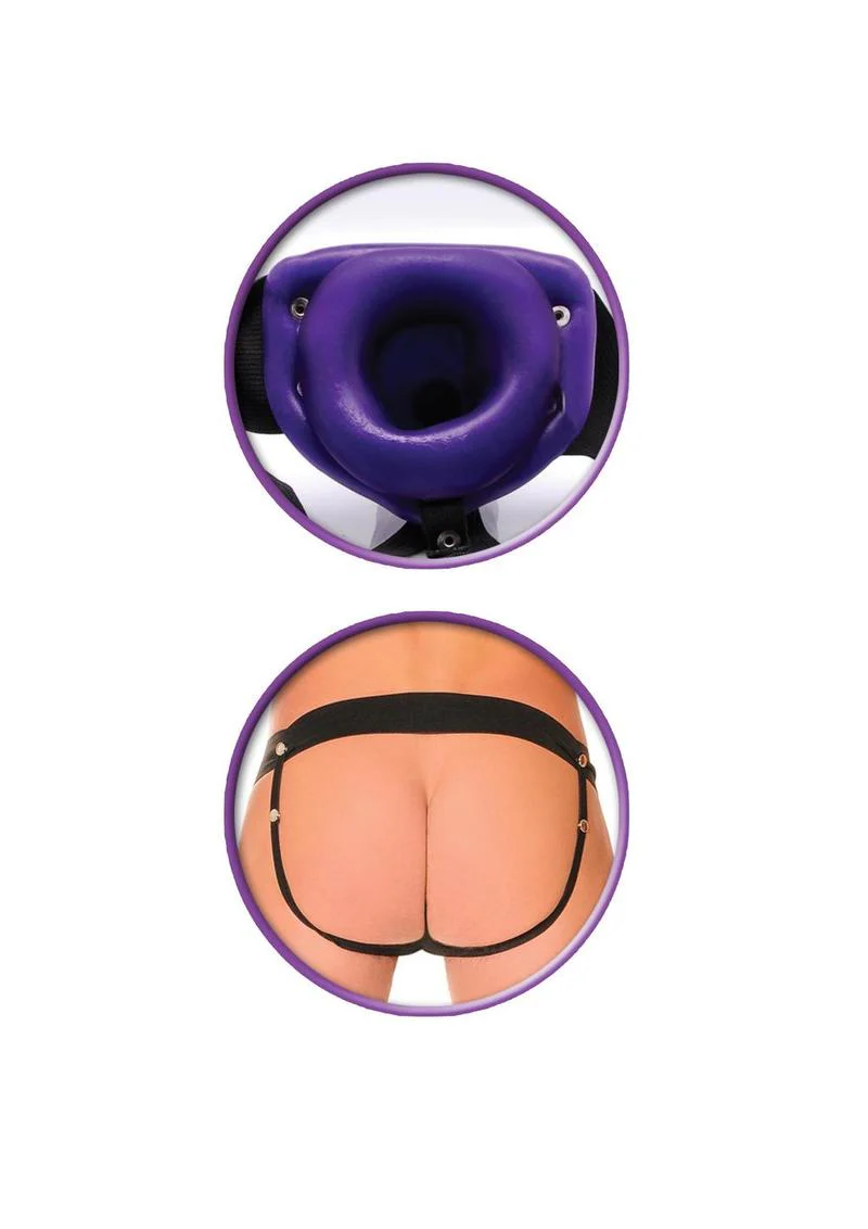 Fetish Fantasy Series For Him Or Her Vibrating Hollow Strap-On Dildo and Adjustable Harness with Remote Control - Image 10