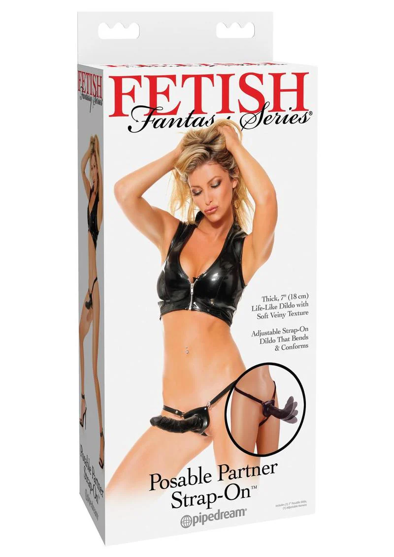 Fetish Fantasy Series Posable Partner Strap-On Dildo and Adjustable Harness - Image 2