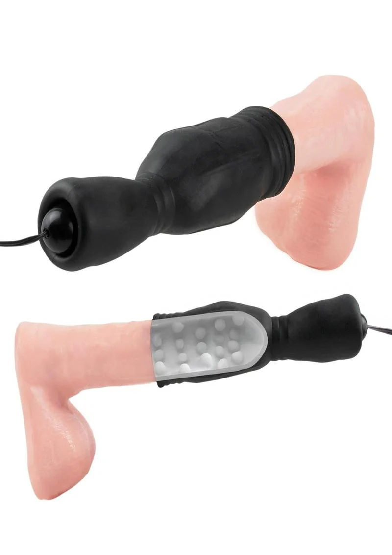 Fetish Fantasy Series Vibrating Head Teazer Sleeve with Bullet and Remote Control - Image 4