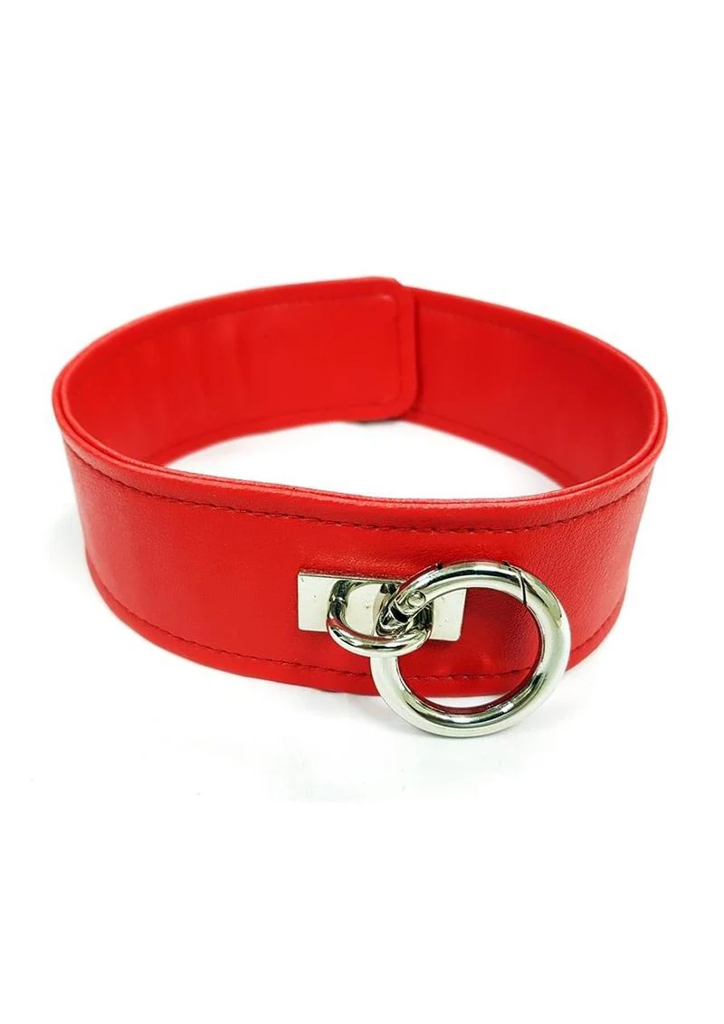 Fetish Play Collar Vegan Leather - Image 3