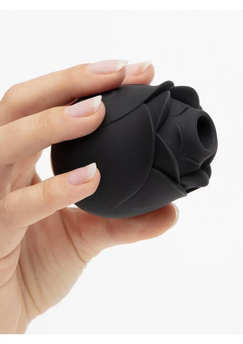 Fifty Shades Of Grey Black Rose Rechargeable Silicone Clitoral Stimulator - Image 4