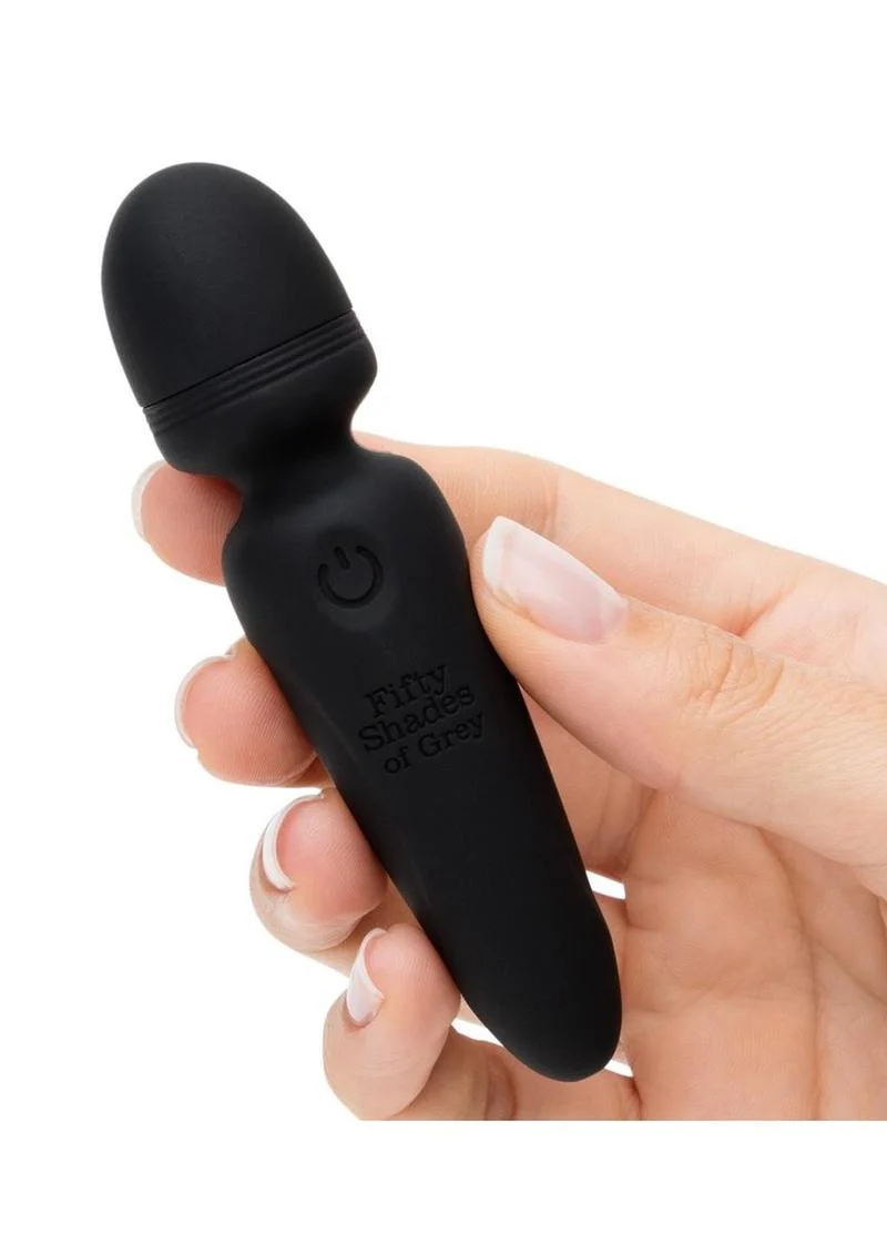 Fifty Shades Of Grey Sensation Rechargeable Silicone Mini Wand Vibrator - Image 4
