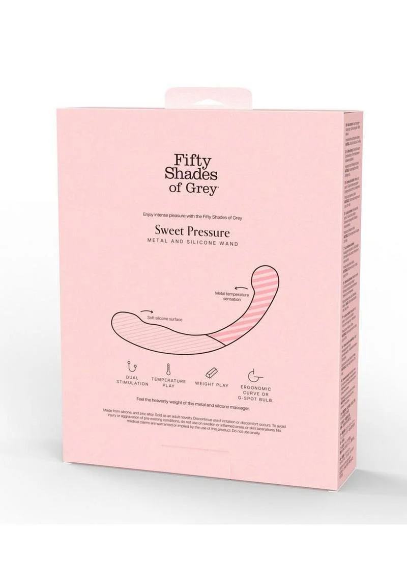 Fifty Shades Of Grey Sweet Pressure Silicone and Metal Dildo - Image 3