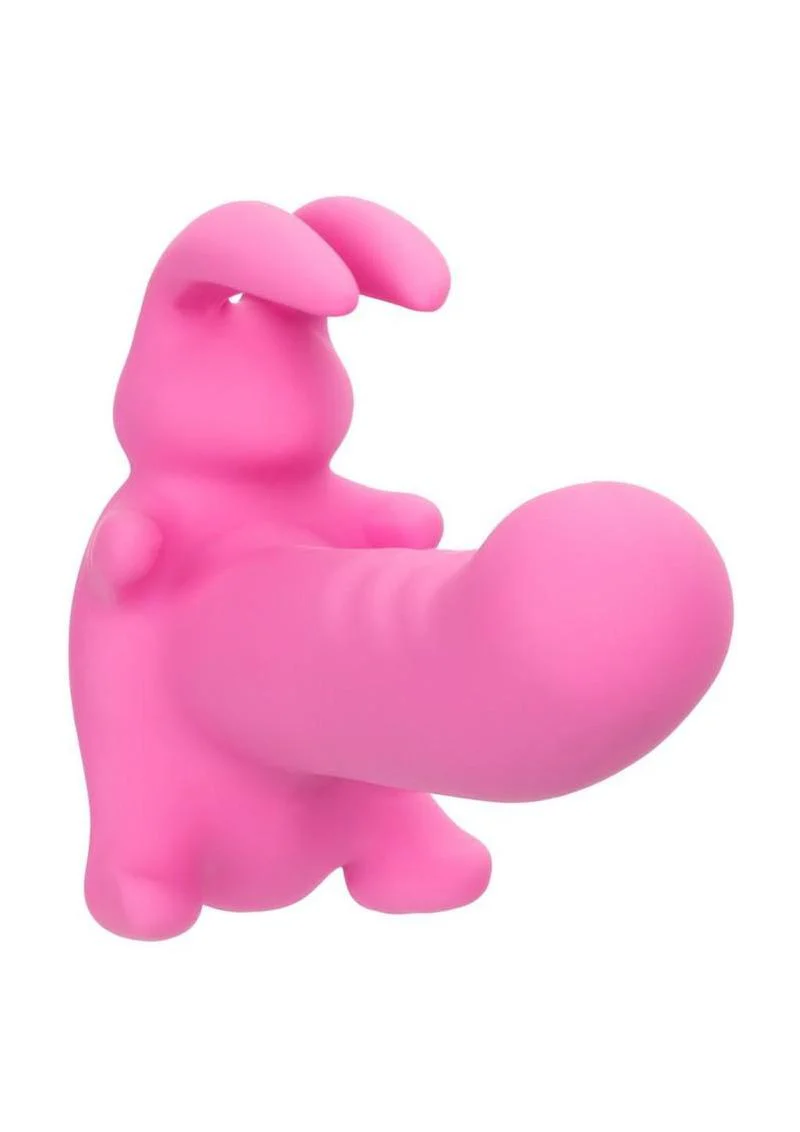 First Time Rechargeable Vibrating Bunny Dreams Rechargeable Silicone Vibrator with Clitoral Stimulator