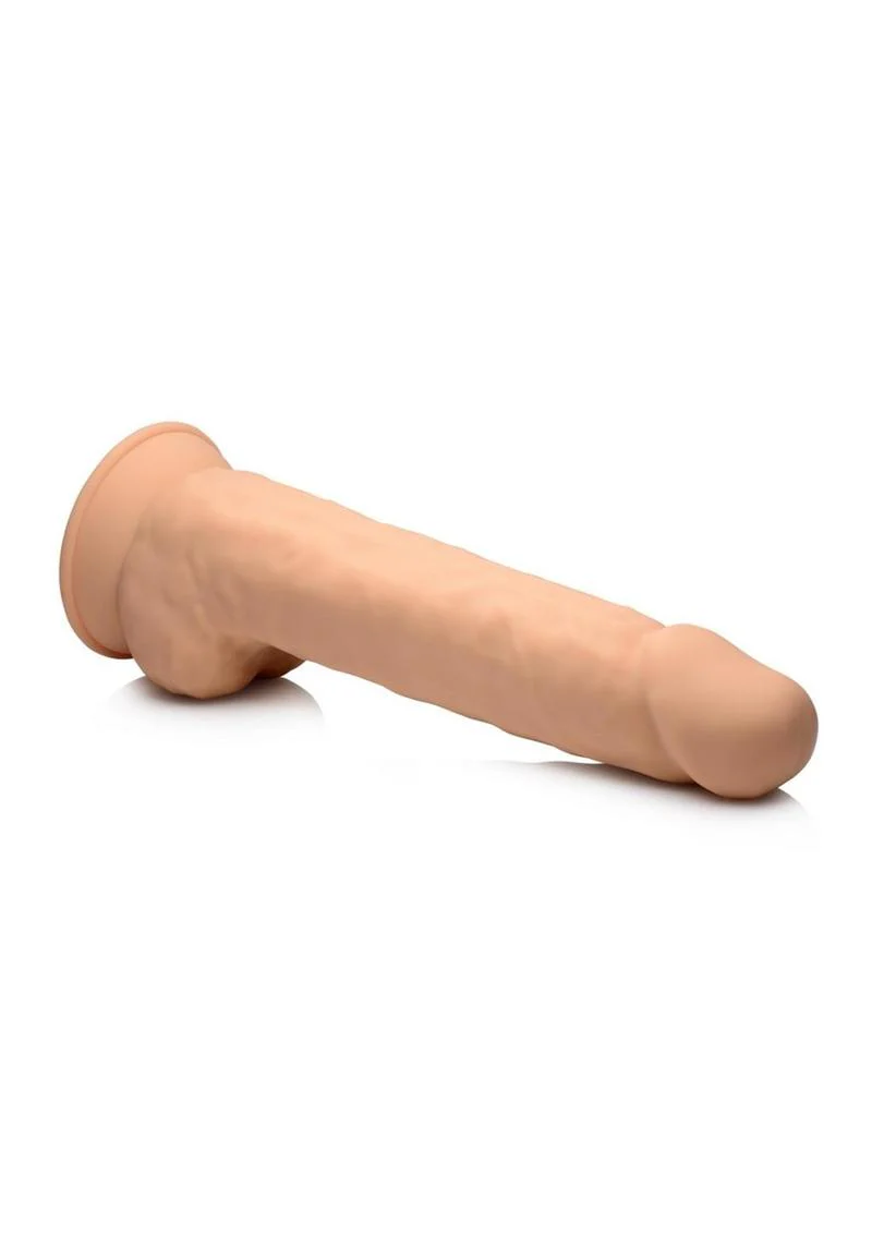 Fleshstixxx Dual Density Silicone Bendable Dong with Balls - Image 10