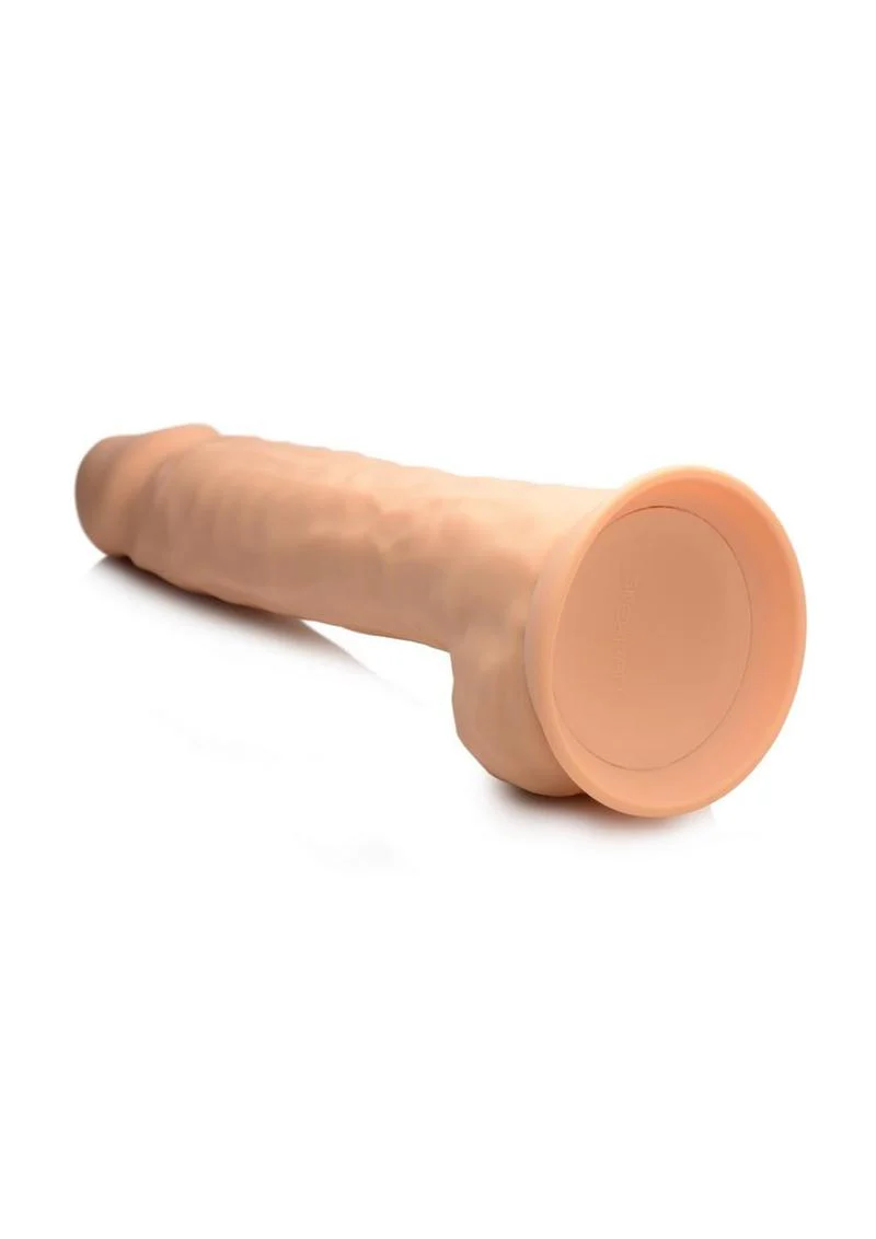 Fleshstixxx Dual Density Silicone Bendable Dong with Balls - Image 11