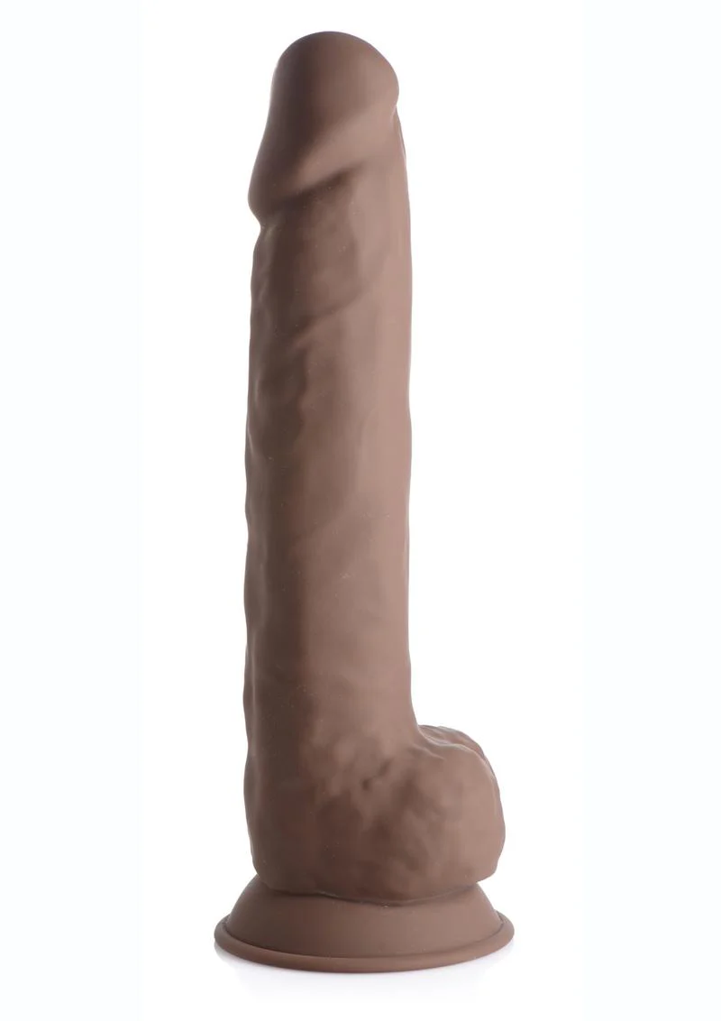 Fleshstixxx Dual Density Silicone Bendable Dong with Balls - Image 2