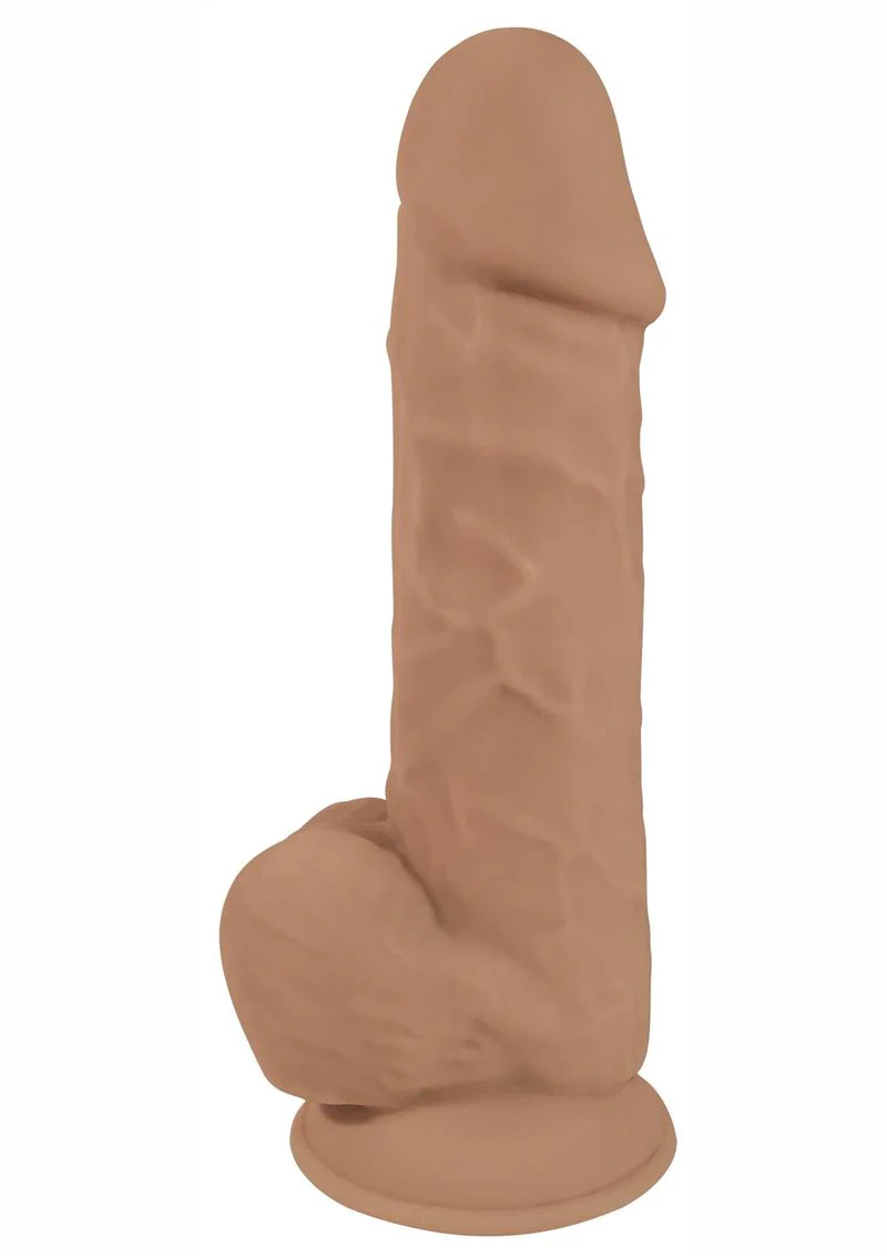 Fleshstixxx Dual Density Silicone Bendable Dong with Balls - Image 6