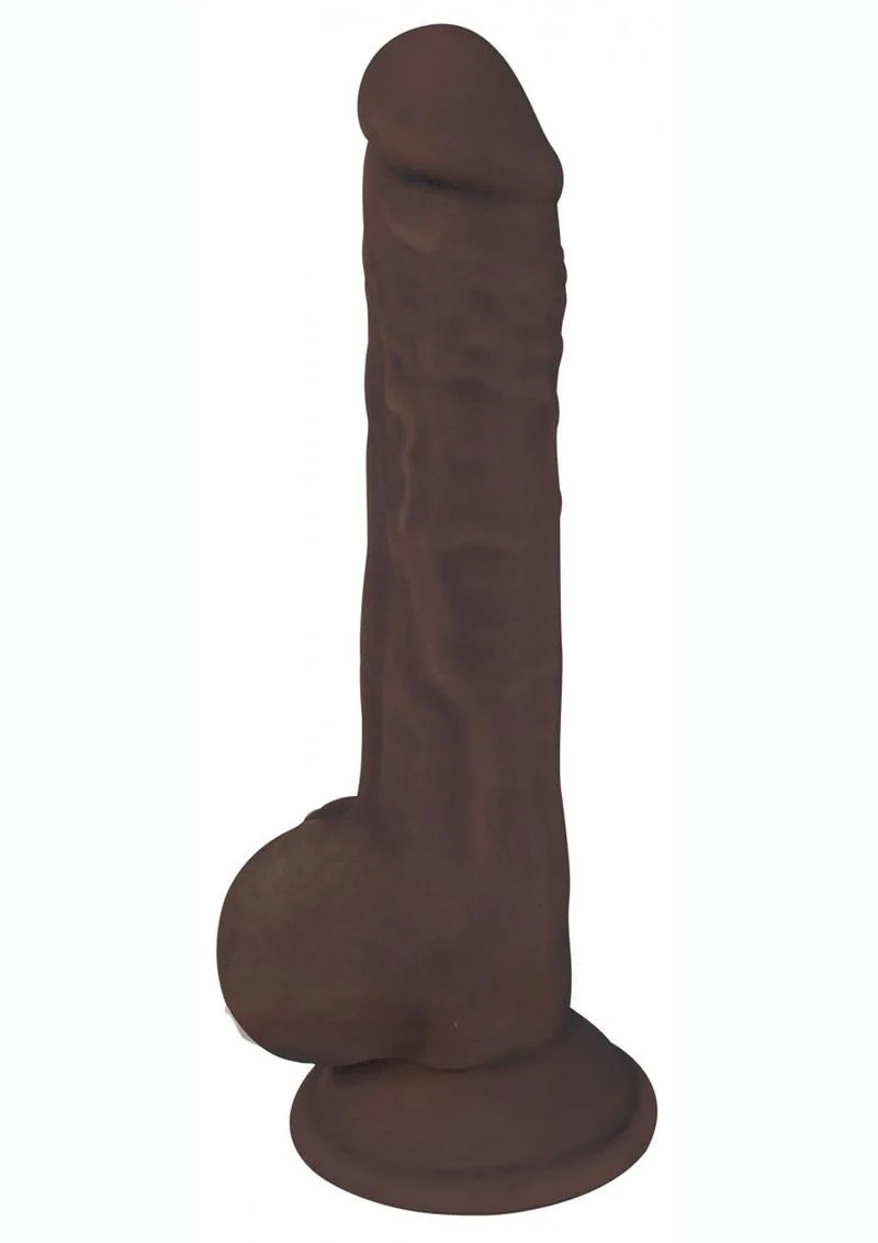 Fleshstixxx Dual Density Silicone Bendable Dong with Balls - Image 8