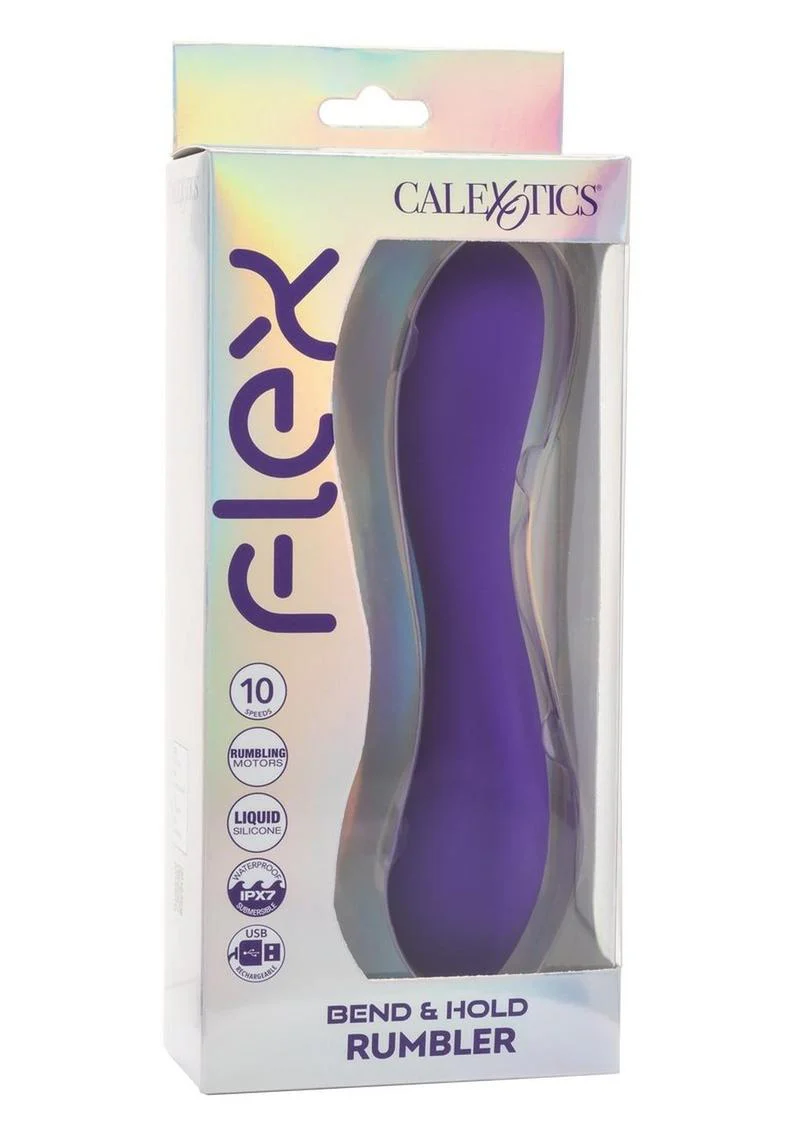 Flex Bend and Hold Rumbler Rechargeable Silicone Vibrator - Image 2