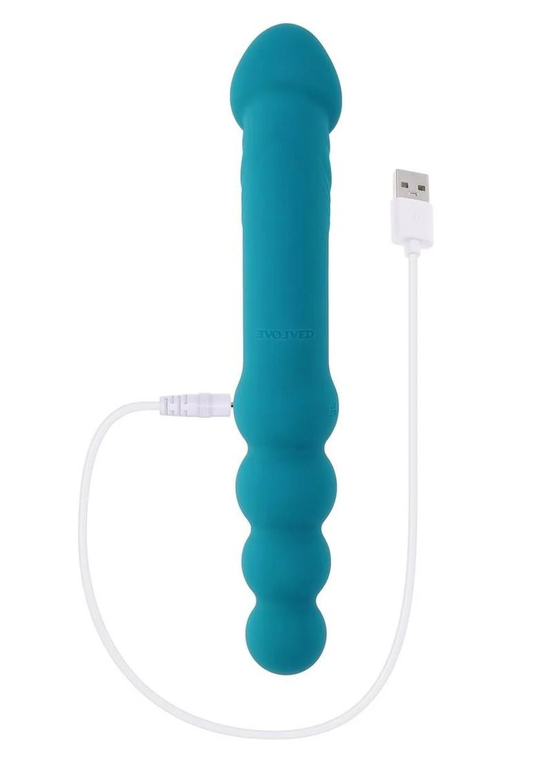Flip Flop Rechargeable Silicone Dual End Vibrator - Image 4