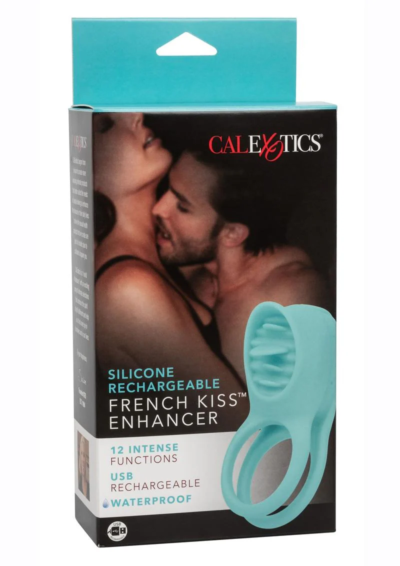 French Kiss Enhancer Silicone Rechargeable Cock Ring - Image 2