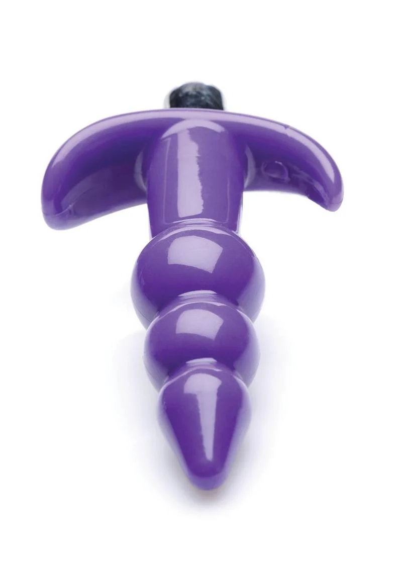 Frisky Bubbling Purple Ribbed Anal Plug - Image 4