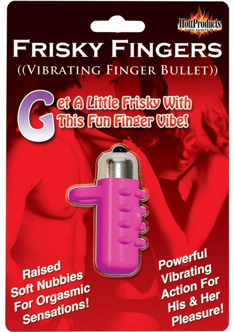 Frisky Fingers Silicone Finger Sleeve with Vibrating Bullet - Image 3