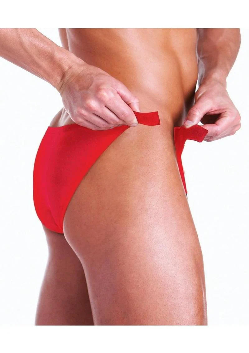 Fundies Rip It Off Bikini with Red Satin Ribbon - Image 3