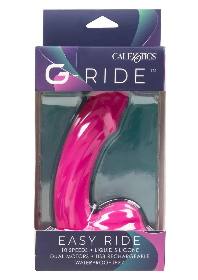 G-Ride Easy Ride Rechargeable Silicone Vibrating Dildo - Image 2