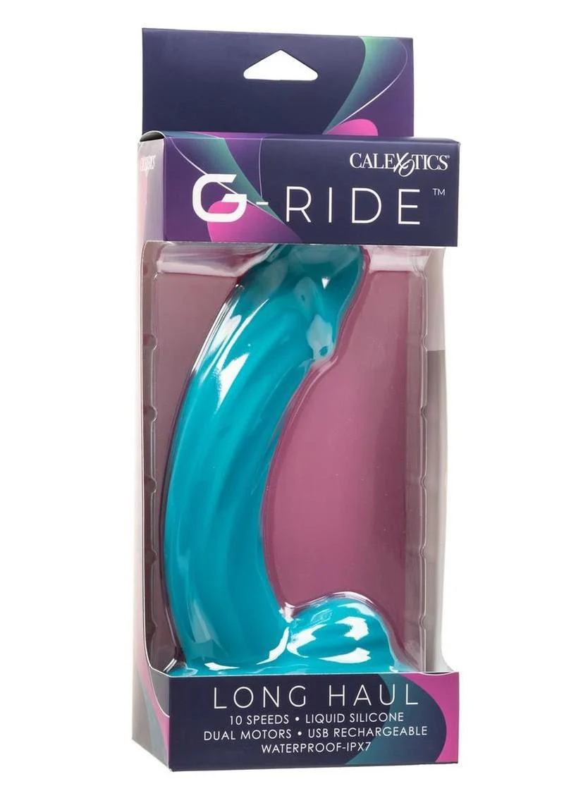 G-Ride Long Haul Rechargeable Silicone Vibrating Dildo - Image 2