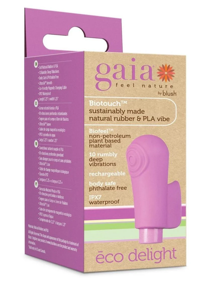 Gaia Eco Delight Rechargeable Plant Based Vibrator - Image 2