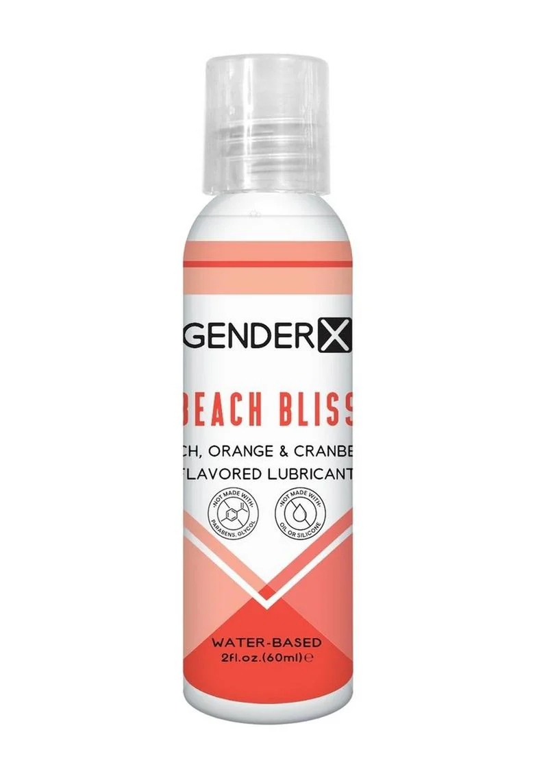Gender X Beach Bliss Water Based Flavored Lubricant 2oz. - Peach - Image 2