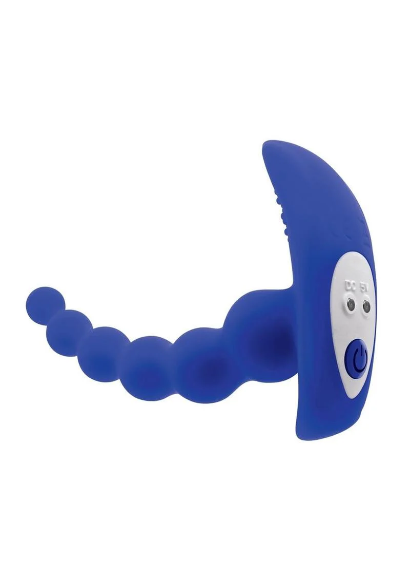 Gender X Beaded Pleasure Rechargeable Silicone Probe with Remote Control - Image 4
