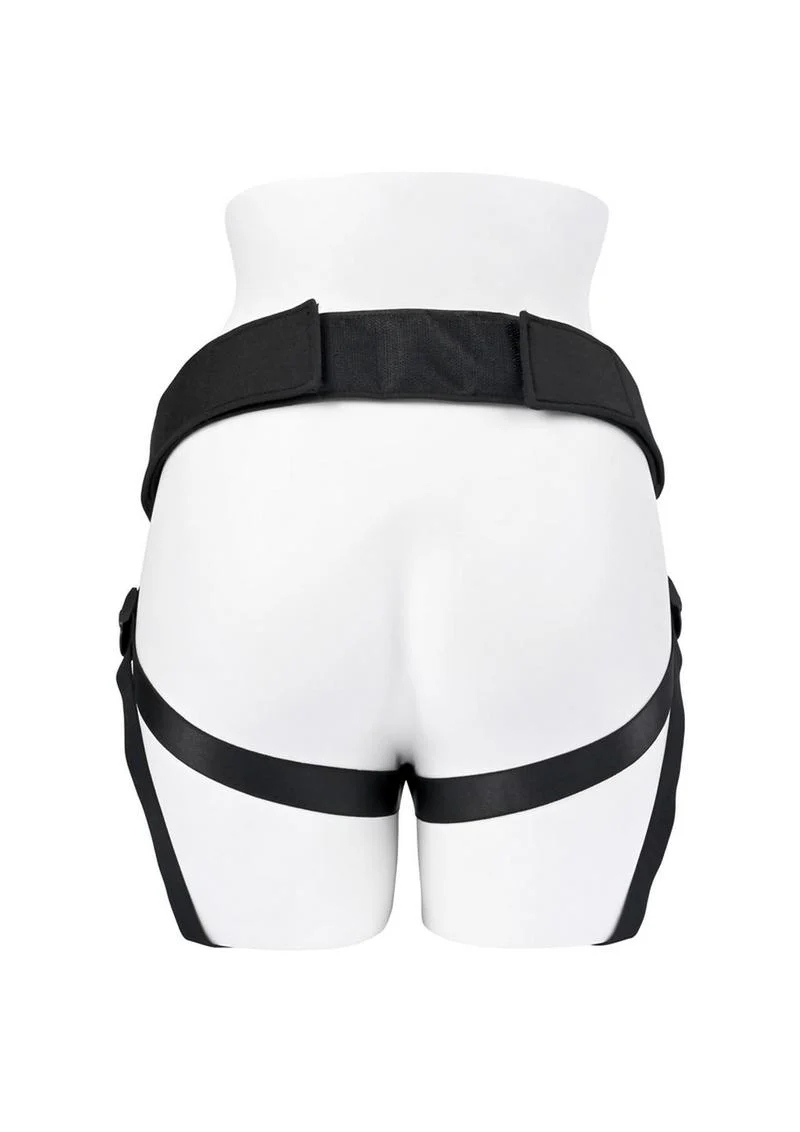 Gender X Double Rider Harness with Vibrating Ring - Image 4