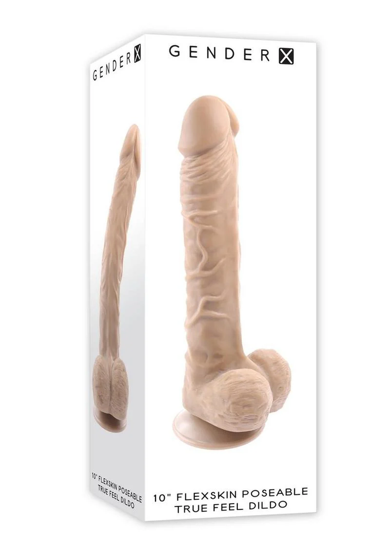 Gender X Flexskin Poseable True Feel Dildo - Image 3