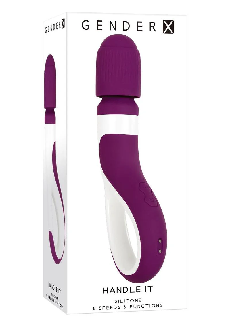 Gender X Handle It Rechargeable Silicone Wand Vibrator - Image 2