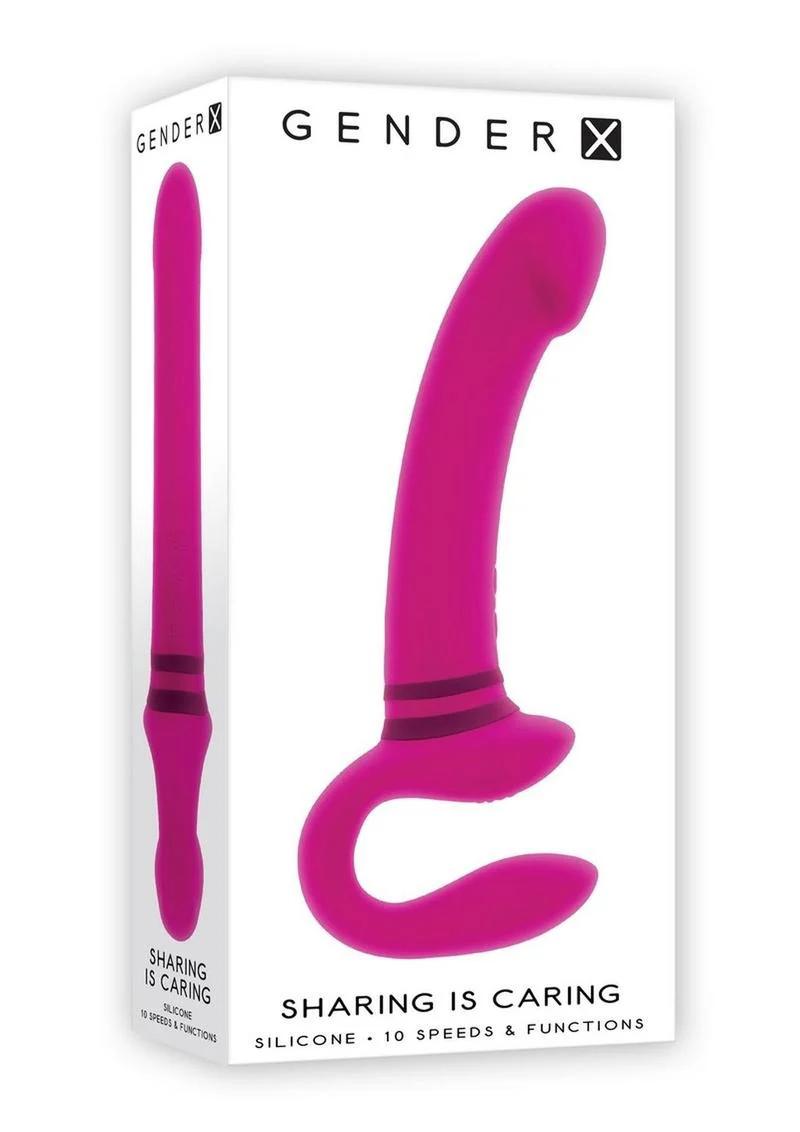 Gender X Sharing Is Caring Rechargeable Silicone Dual Vibrator - Image 2